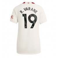 Camiseta Manchester United Raphael Varane #19 Tercera Equipación Replica 2023-24 para mujer mangas cortas